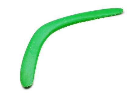 green boomerangの写真素材