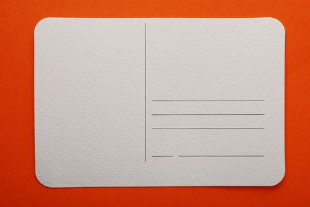 blank postcardの写真素材