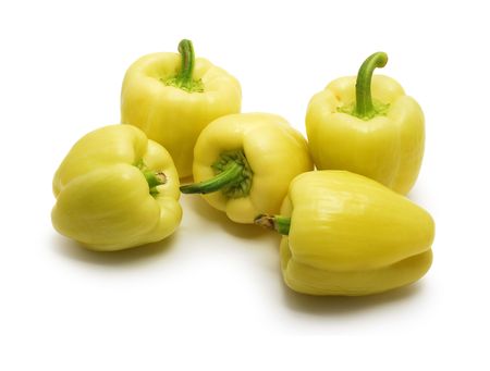 yellow pepperの写真素材