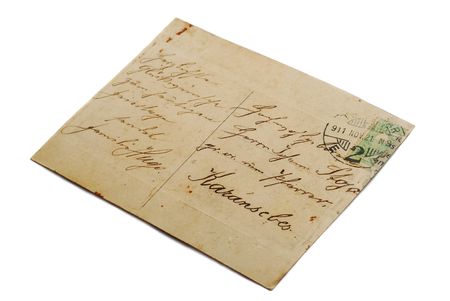 old postcardの写真素材