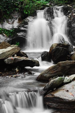 waterfallの写真素材