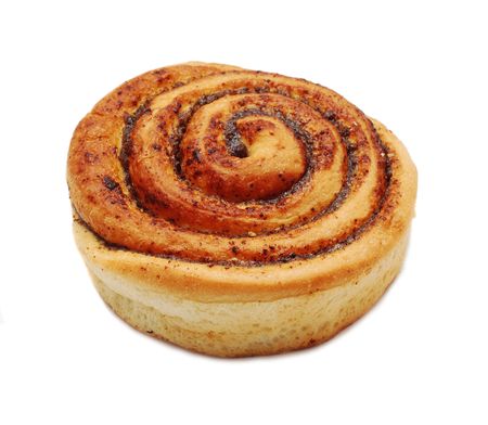 sweet bread with poppy seedsの写真素材