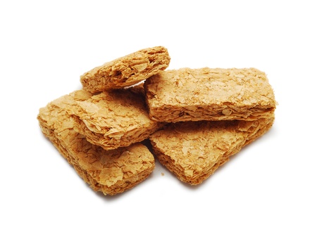 wheat flakes barsの写真素材