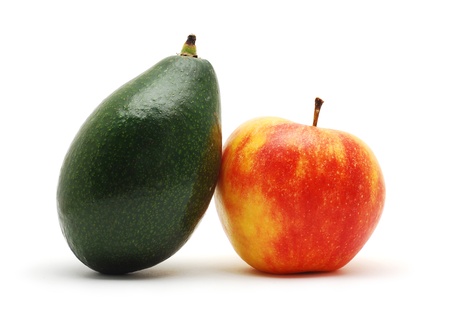 apple and avocadoの写真素材