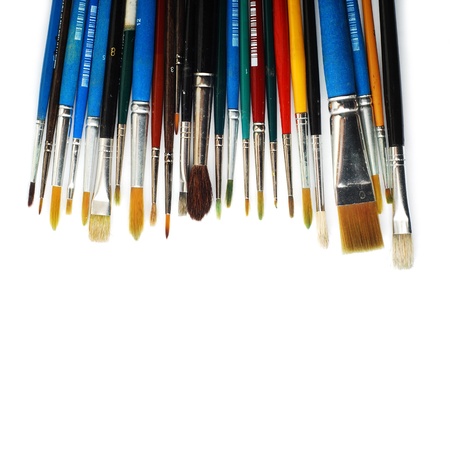 paint brushesの写真素材