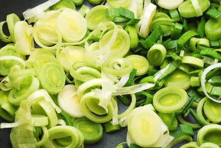 spring onionの写真素材