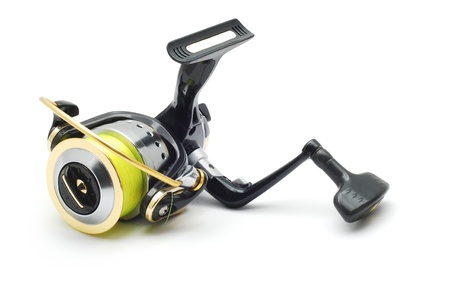 fishing reelの写真素材