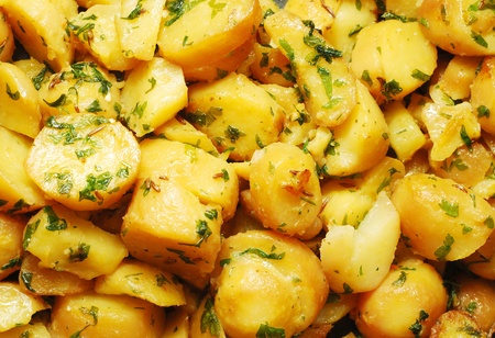 potatoes salad の写真素材