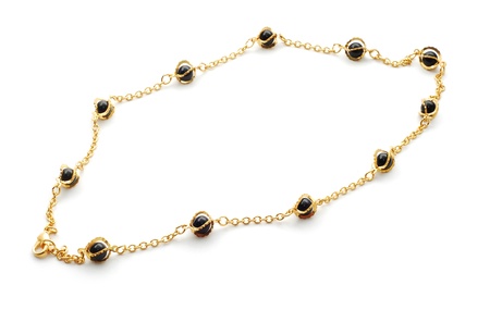 gold necklace の写真素材