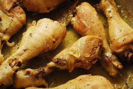 chicken drumsticks  の写真素材