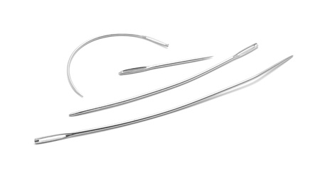 sewing needles  の写真素材