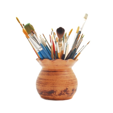   paint brushes  の写真素材