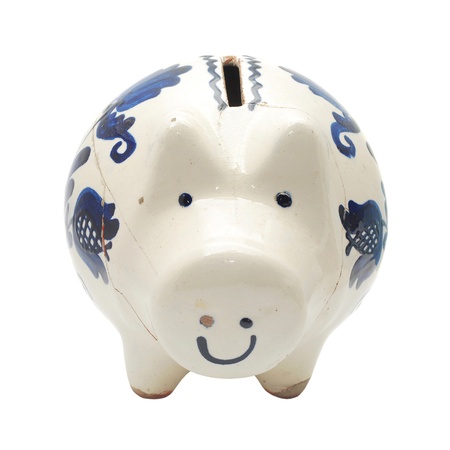 vintage piggy bank の写真素材