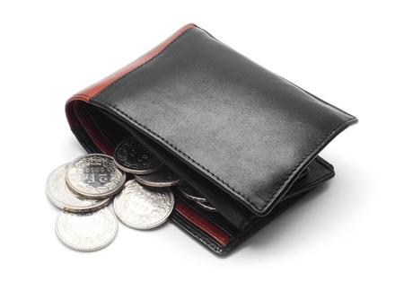 wallet with  coins 