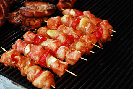 barbeque meat の写真素材