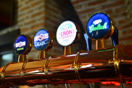 Beer taps  のeditorial素材
