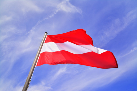 flag of austriaの写真素材