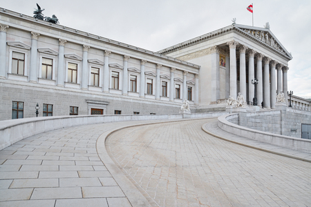 austrian parliament buildingのeditorial素材