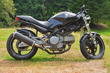 Ducati Monster motorcycleのeditorial素材