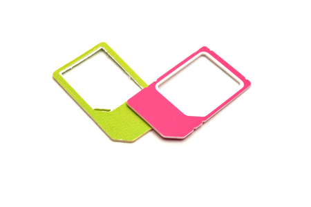 micro nano sim card adapterの写真素材