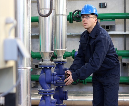 Worker control devices in Heating and Power Plant