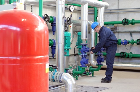 Worker control devices in Heating and Power Plant