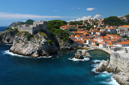 Dubrovnik, Adriatic Sea in Croatiaの写真素材