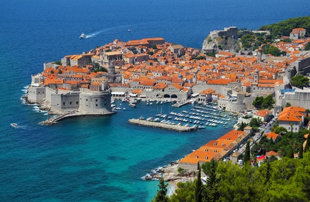 Dubrovnik, Adriatic Sea in Croatiaの写真素材