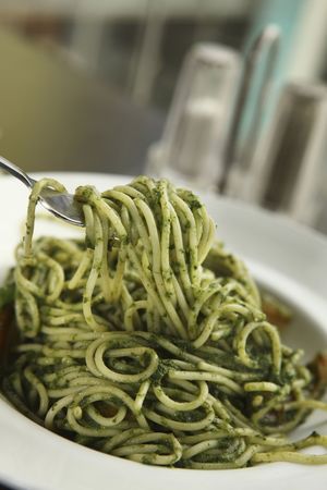 Plate of pastaの写真素材