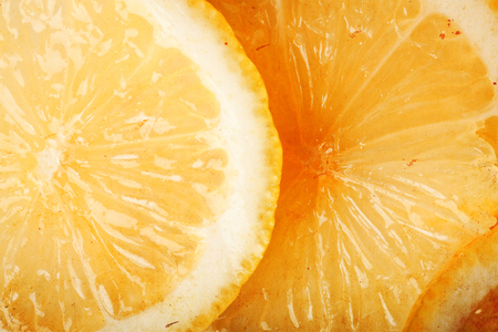 Orange slices background vintage styleの写真素材