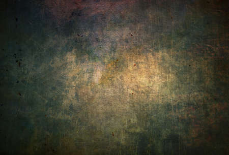 Dark dirty metal background with scratches. Metal corrosion. Color abstract metal texture grunge and mysteriousの写真素材