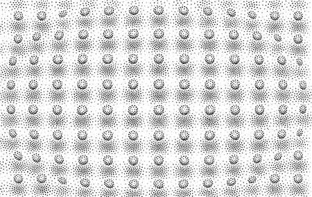 3D rendering dots pattern monochrome vector background isolated on whiteのイラスト素材