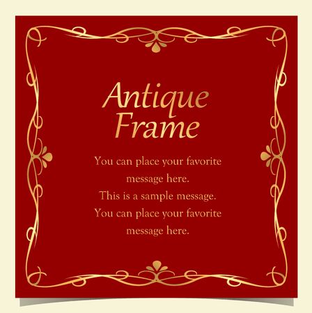 Vintage vector Set. Floral elements for design of monograms, invitations, frames menus, labels and websites. Graphic elements for design of catalogs and brochures of cafes, boutiquesのイラスト素材