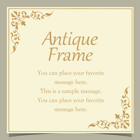 Vintage vector Set. Floral elements for design of monograms, invitations, frames menus, labels and websites. Graphic elements for design of catalogs and brochures of cafes, boutiquesのイラスト素材