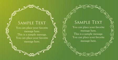 Royal monogram frame. Hand drawn crown emblem, vintage doodle sketch sign and elegant monograms. Decorative antique boutique signage border or floral ornament goldのイラスト素材