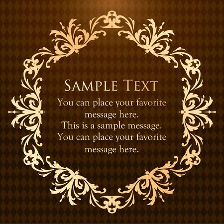 Print Decorative Beautiful Material with a Sense of Quality. Decoration. greeting card. Premium decoration. Ticket design. Antique ruled lines. High-quality box border. Design template.のイラスト素材