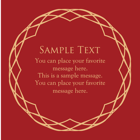 Luxury card design. Antique decorative design. Elegant edge pattern.のイラスト素材