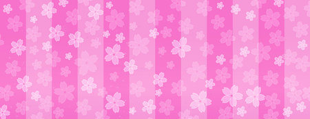 New Year's background illustration. A beautiful background with Japanese patterns.の写真素材