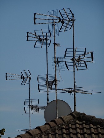 Group of antennasの写真素材