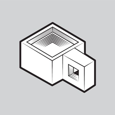 Coffee cup icon on an isolated grey background.のイラスト素材