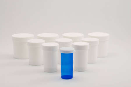 White and Blueの写真素材