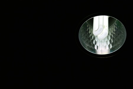 lamp in the dark