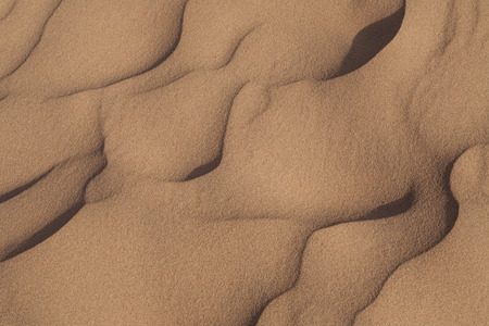 nature background with desert sand dunes and ripples