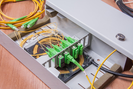 Fiber optic device ready for packet data  transmission
