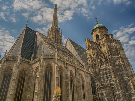 Vienna, Austria - May 23, 2017:  St. Stephen's Cathedral in Viennaのeditorial素材
