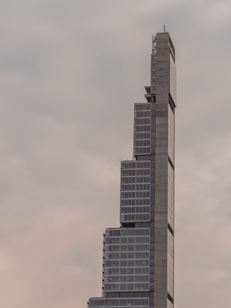 Bogota, Colombia - November 23, 2018: The highest buiding in the center of Bogota.  BogotÃ¡, Colombia, Latin Americaのeditorial素材
