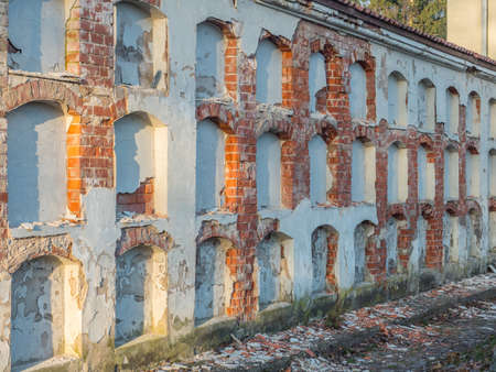 UÅ¾upis, Vilnius, Lithuania - April 08, 2018: Local cemetery in Vilnus, Europeのeditorial素材