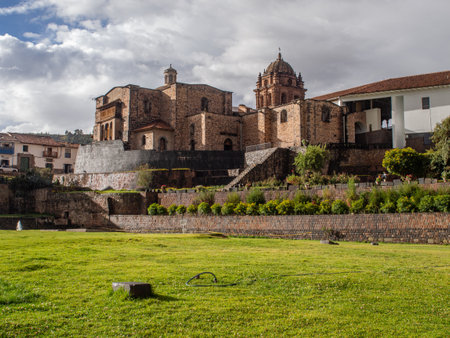 Qurikancha - Inca temple, whose walls and floor were once covered with pure gold. Other name:...