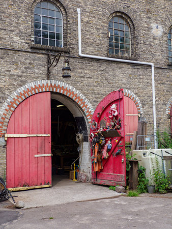 Kopenhagen, Denmark, - July, 2021: Christiania, called free town, is an community in the borough of...
