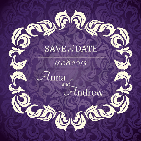 Luxury Frame with abstract floral background, grunge textured designのイラスト素材